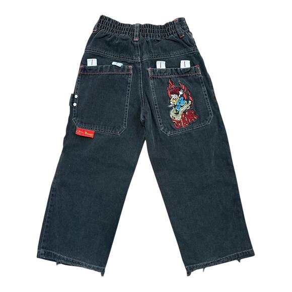 Joe Boxer Other - Vintage Joe Boxer Wide Leg Skater Black Jeans JNCO-Vibes Sz Boys 7